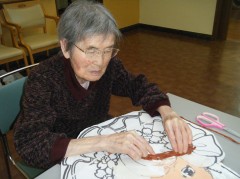 フランス人形　髪の毛①