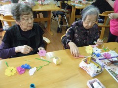 コスモスの花瓶飾り③