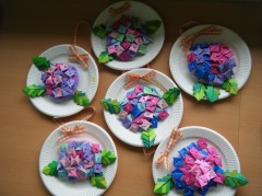 紫陽花プレート①