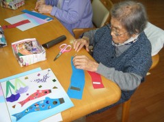 鯉のぼり色紙①