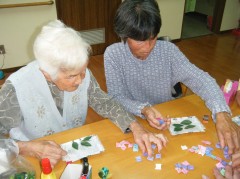 ⑫あじさい飾り