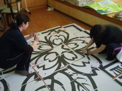 巨大すぎる貼り絵　下絵②