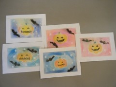 パステル画　ハロウィン④