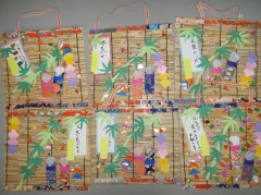 七夕飾り　①