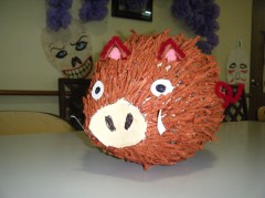 イノシシ　耳なし