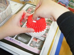 ブロック折り紙　マイメロ