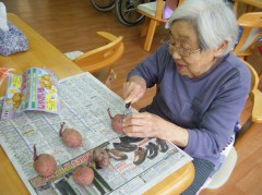 じゃがいも植えるぞ　②